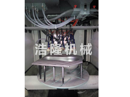 不銹鋼工件噴砂實景圖